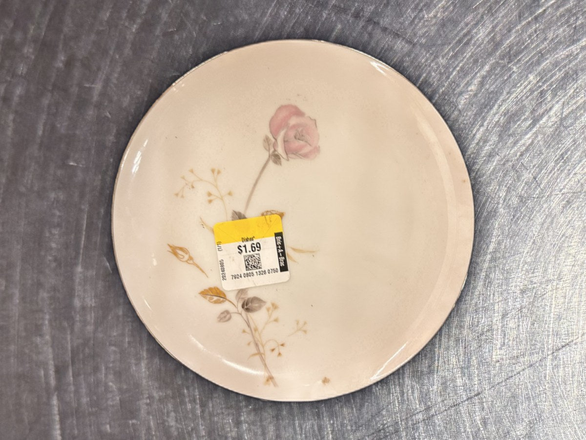 Sango Andover Floral Round Dish: 67 ppm lead by XRF