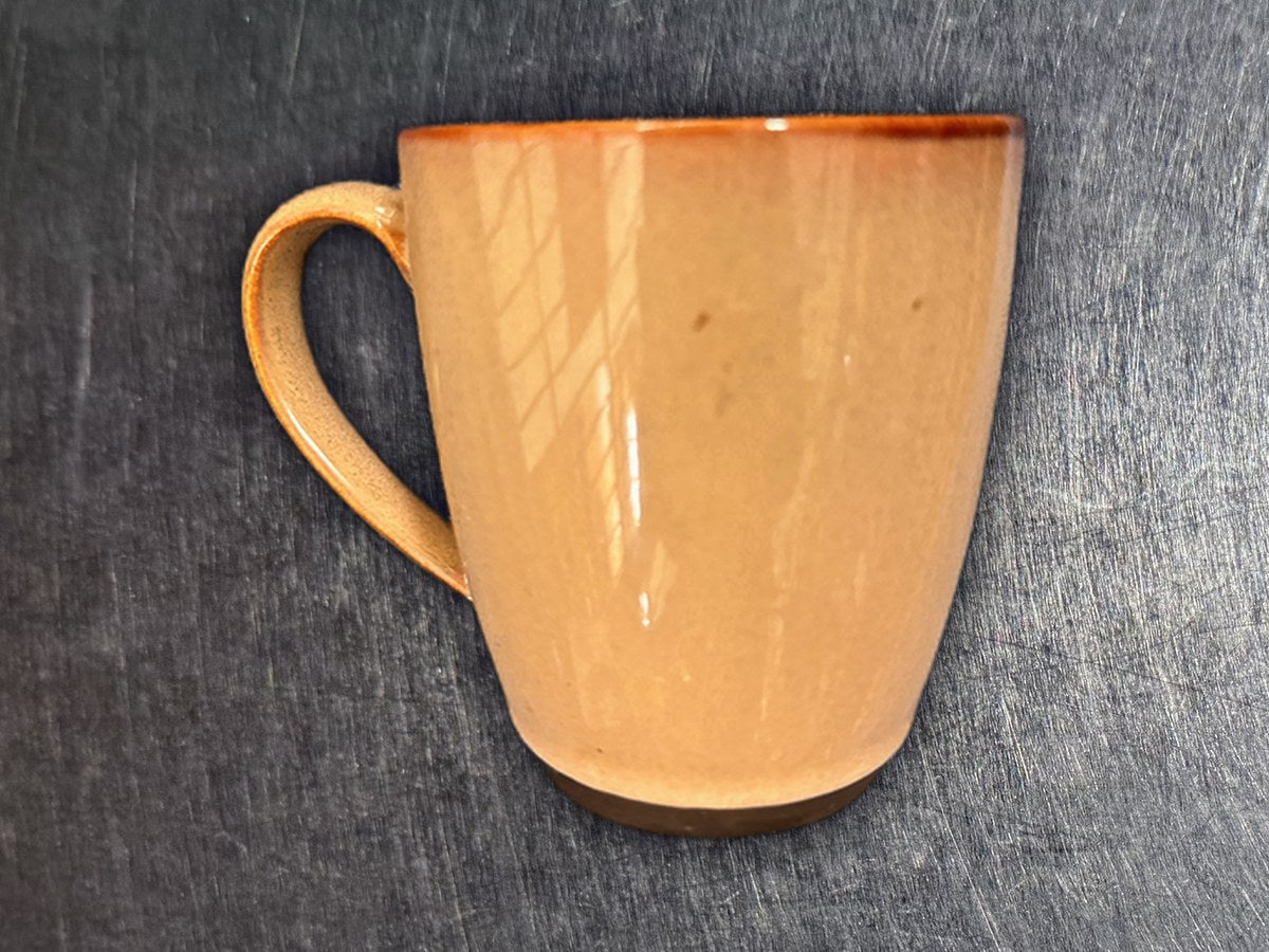 Sango Nova Brown Coffee Mug: 2,443 ppm lead by XRF