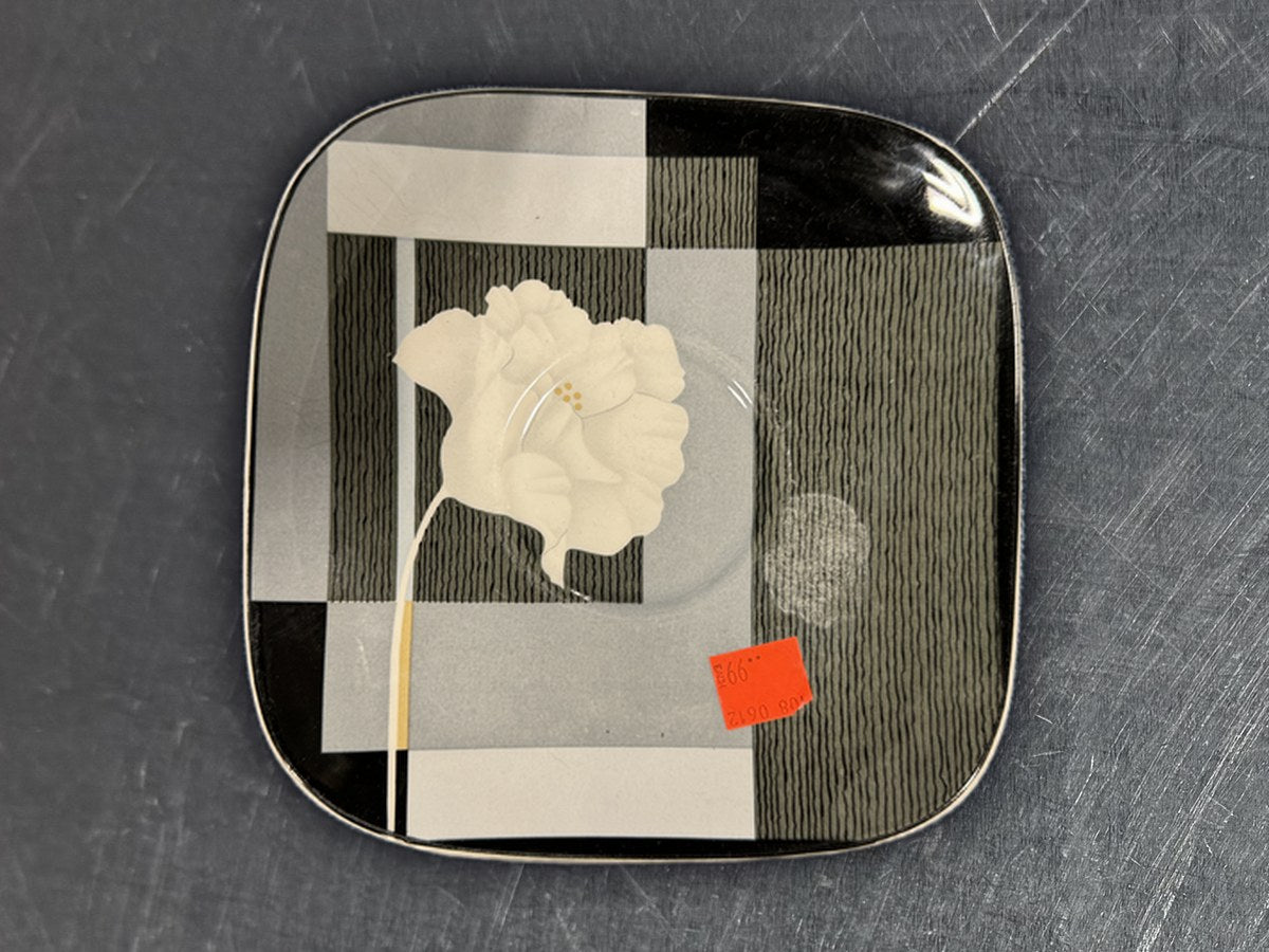 Sango Quadrille White Rose Dish: 98,777 ppm lead by XRF