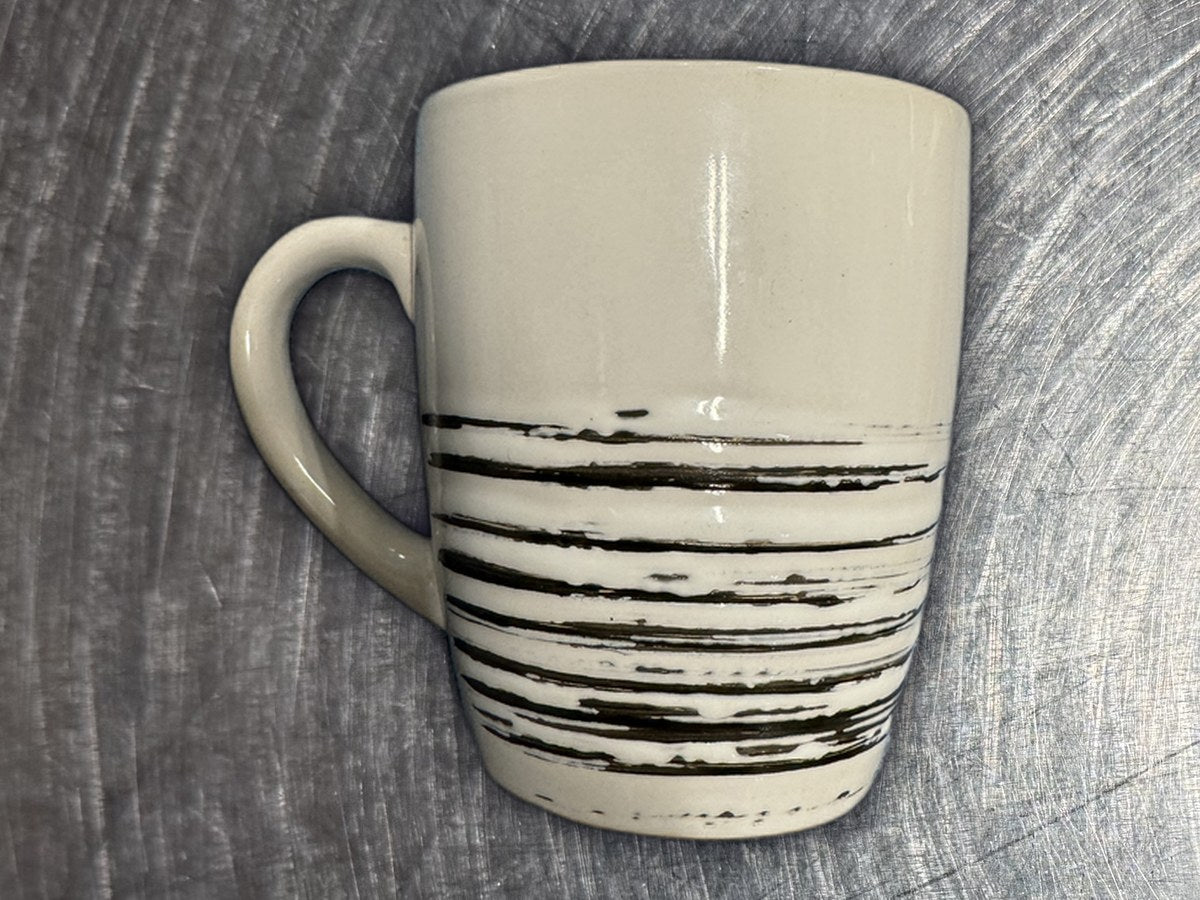 Scratch Collection Black Brush Coffee Mug: 522 ppm lead by XRF
