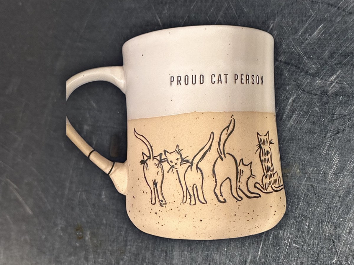 Sheffield Home Proud Cat Person Mug: 756 ppm lead by XRF