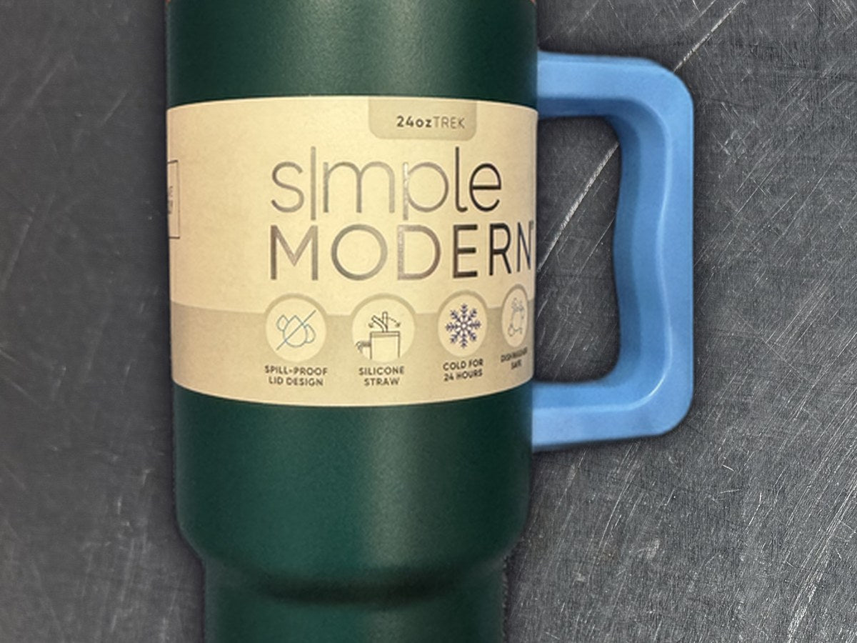 Simple Modern Stainless Steel Green Tumbler: no lead detected by XRF