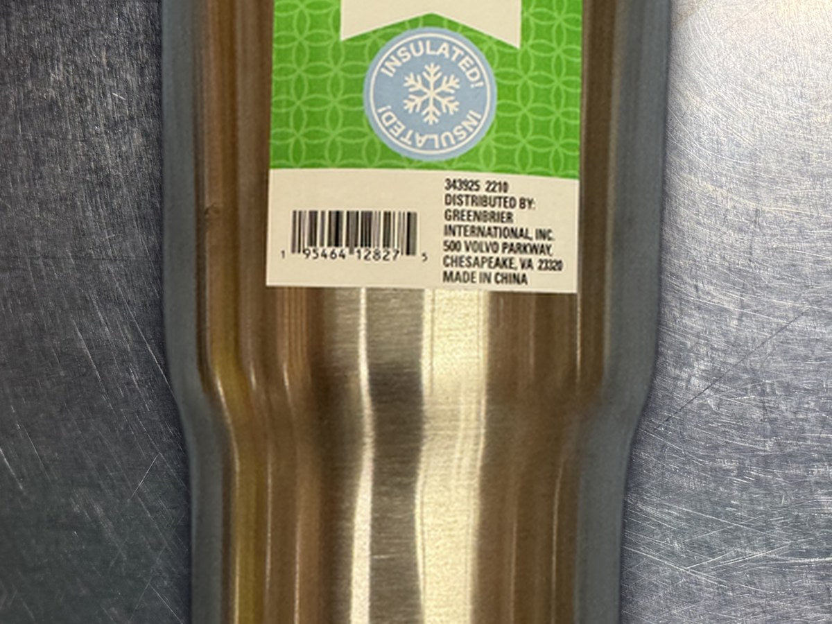 Stainless Steel Travel Mug: 19,956 ppm lead by XRF
