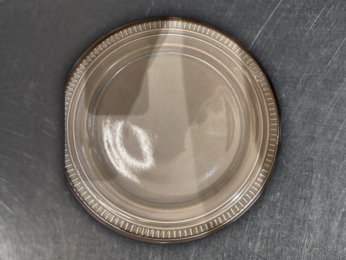 Stoneware Food Network Brass Dish 1: 216 ppm lead by XRF