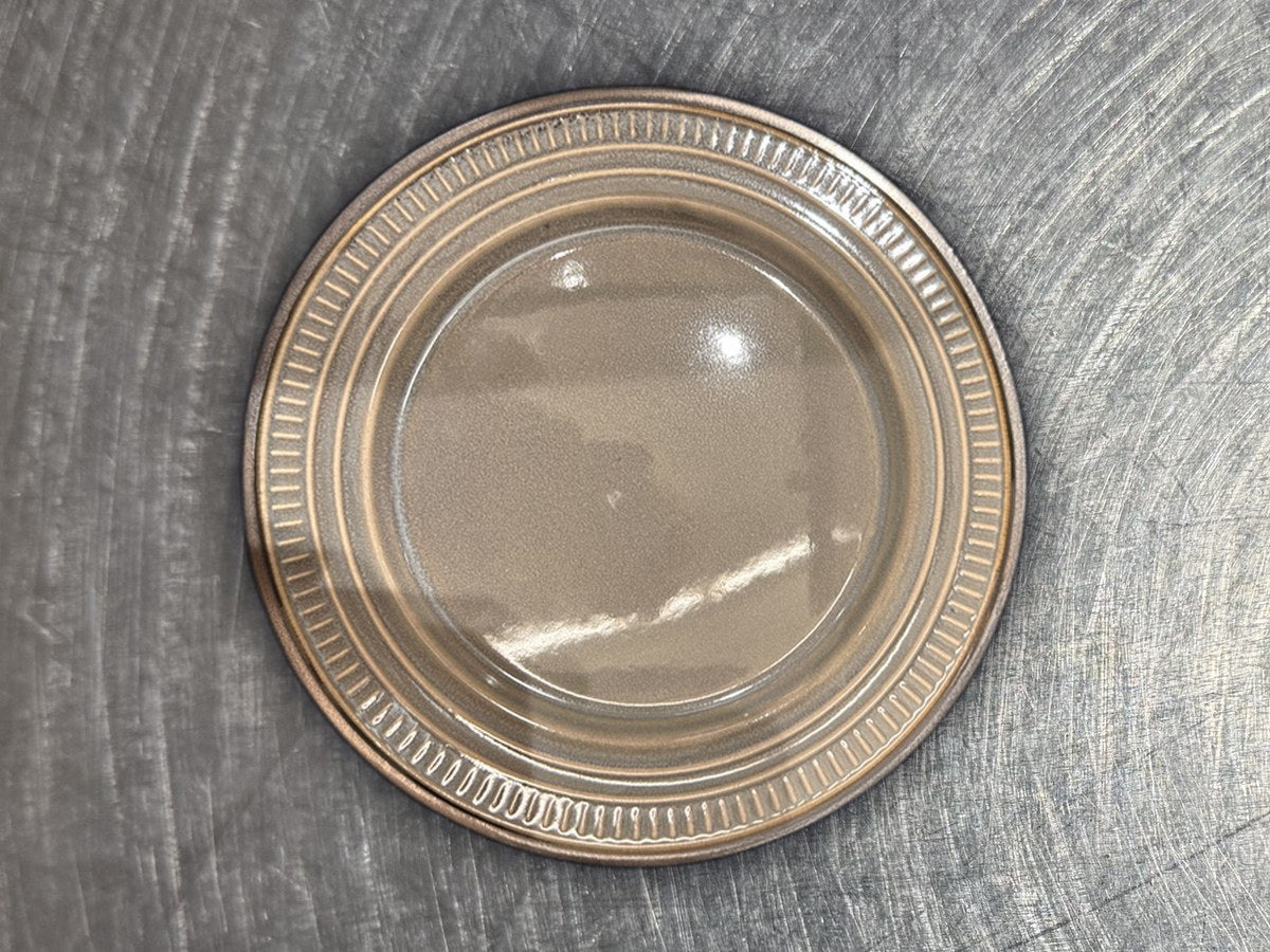 Stoneware Food Network Brass Dish: 364 ppm lead by XRF
