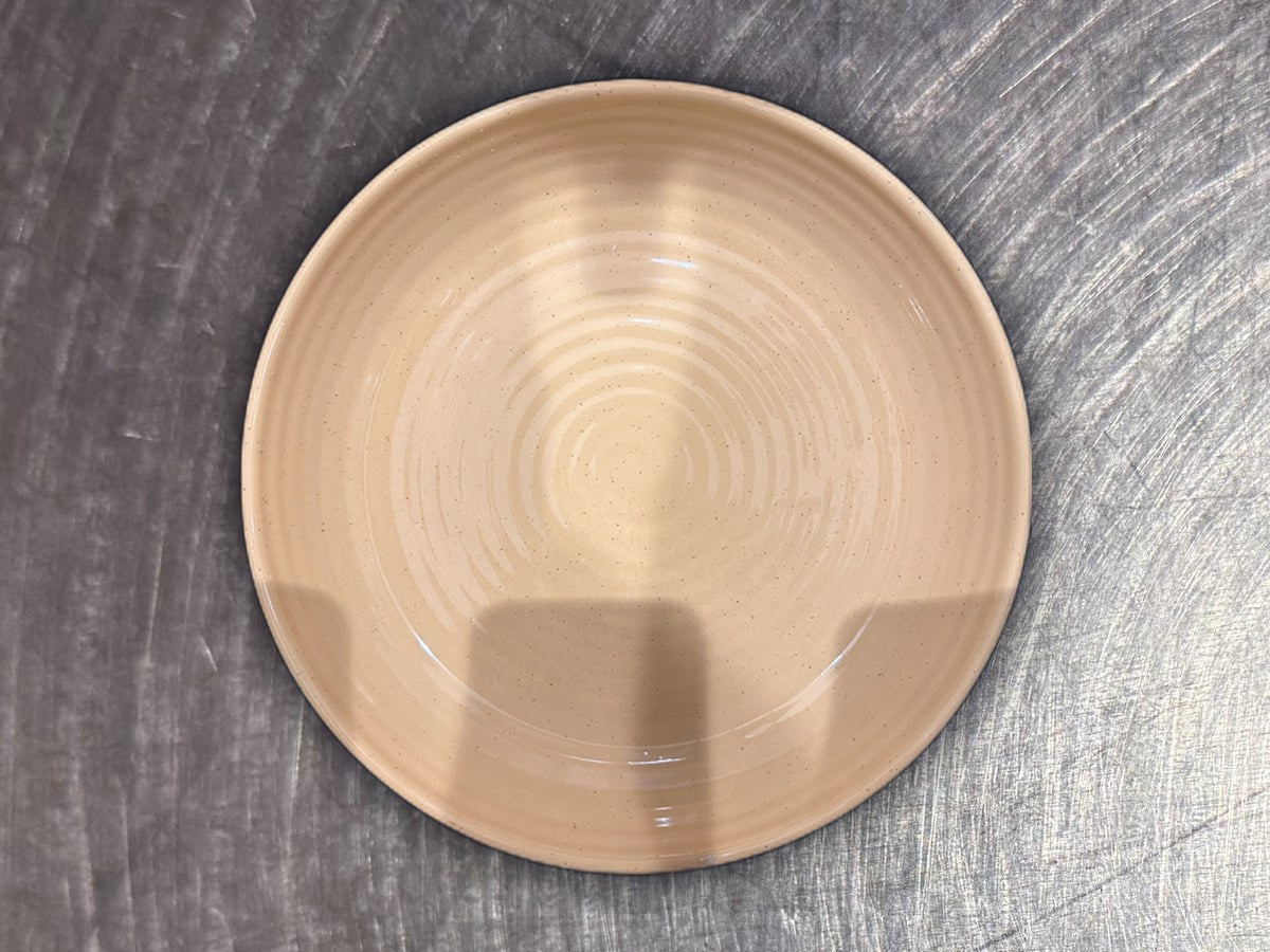 Stoneware Food Network Yellow Dinner Bowl: 376 ppm lead by XRF