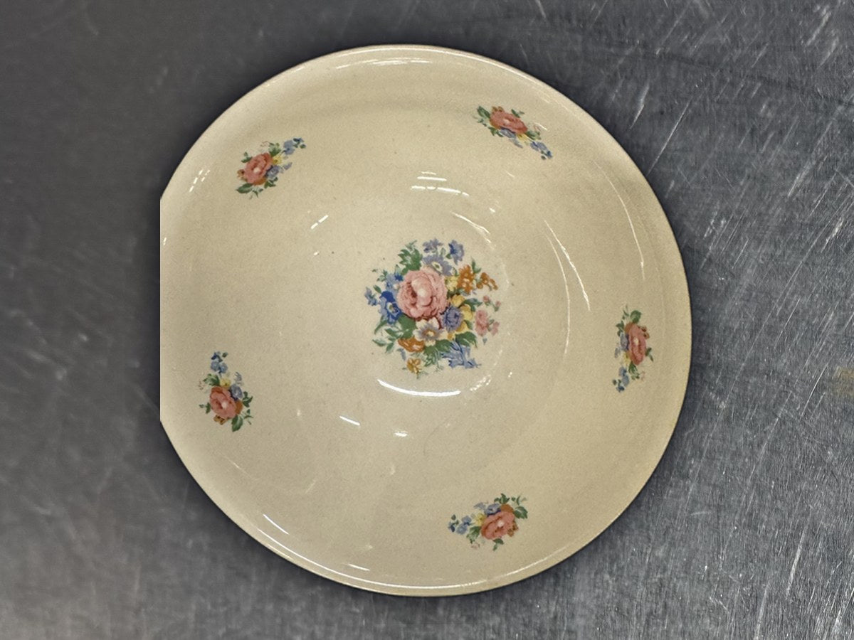 Table Tops Floral Ceramic Bowl: 52,760 ppm lead by XRF