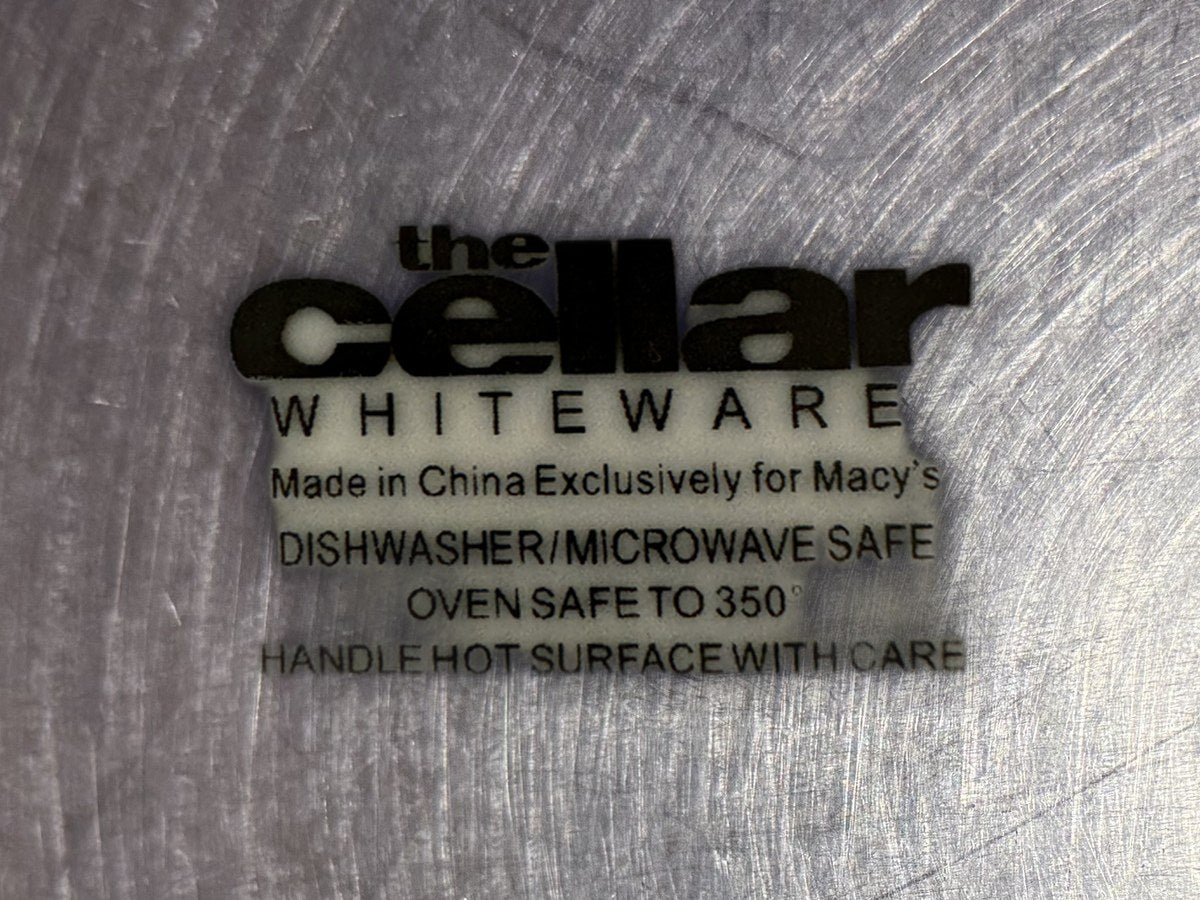 The Cellar Ceramic Dish: 43 ppm lead by XRF
