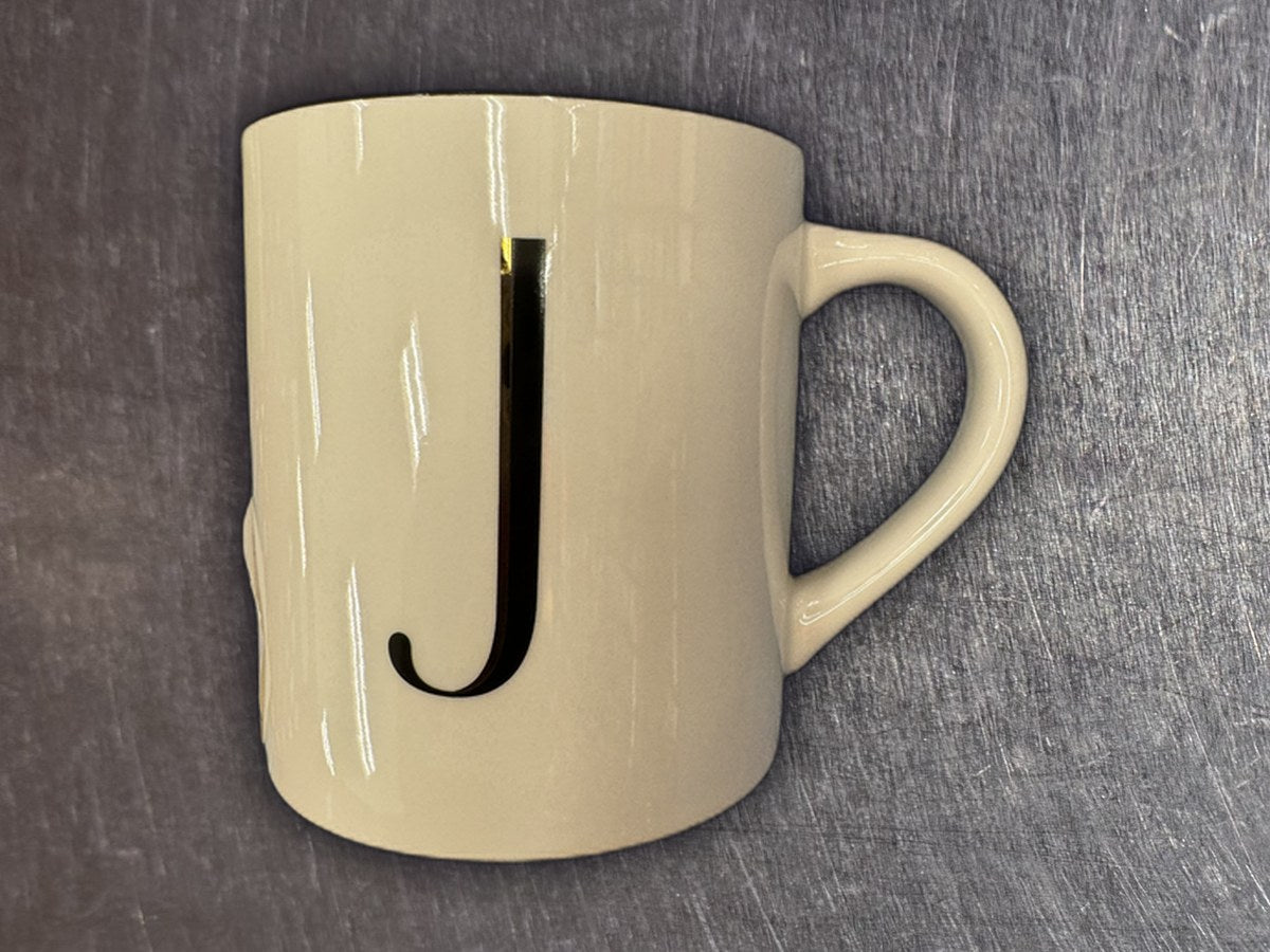 Threshold Letter J Mug: 41 ppm lead by XRF
