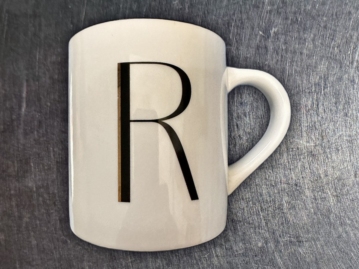 Threshold Letter R Coffee Mug: 58 ppm lead by XRF