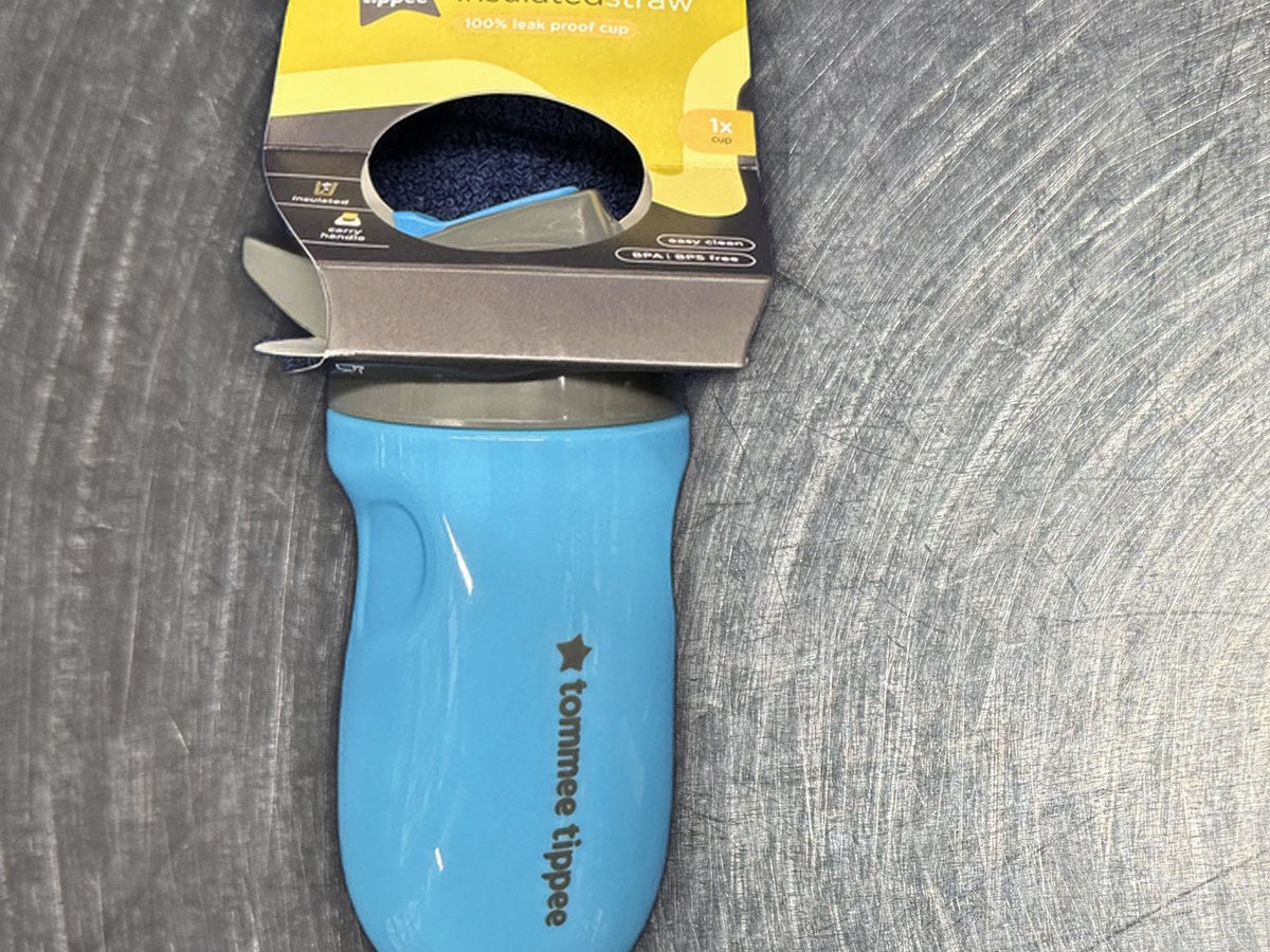 Tommee Tippee Blue Insulated Straw Sports Bottle: no lead detected by XRF