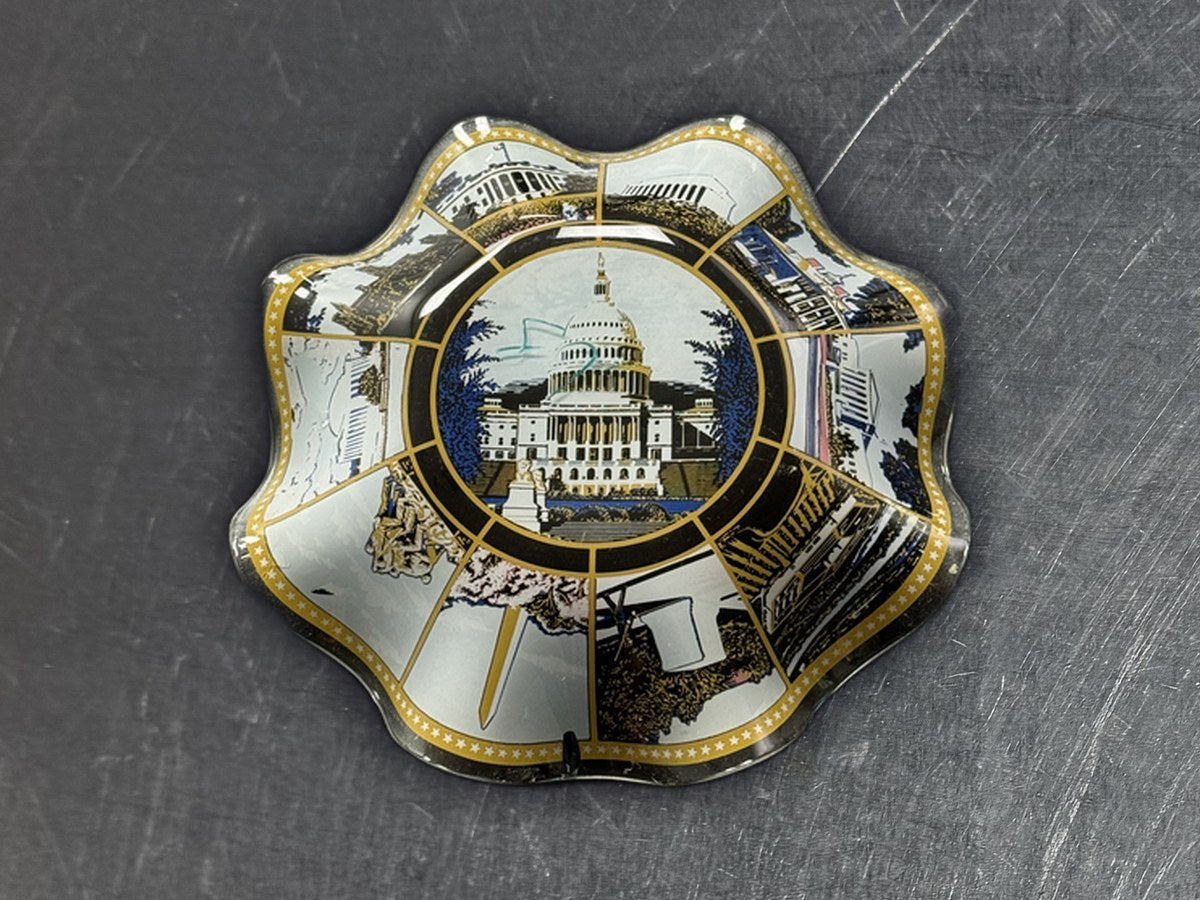 United States Capitol Washington DC dish