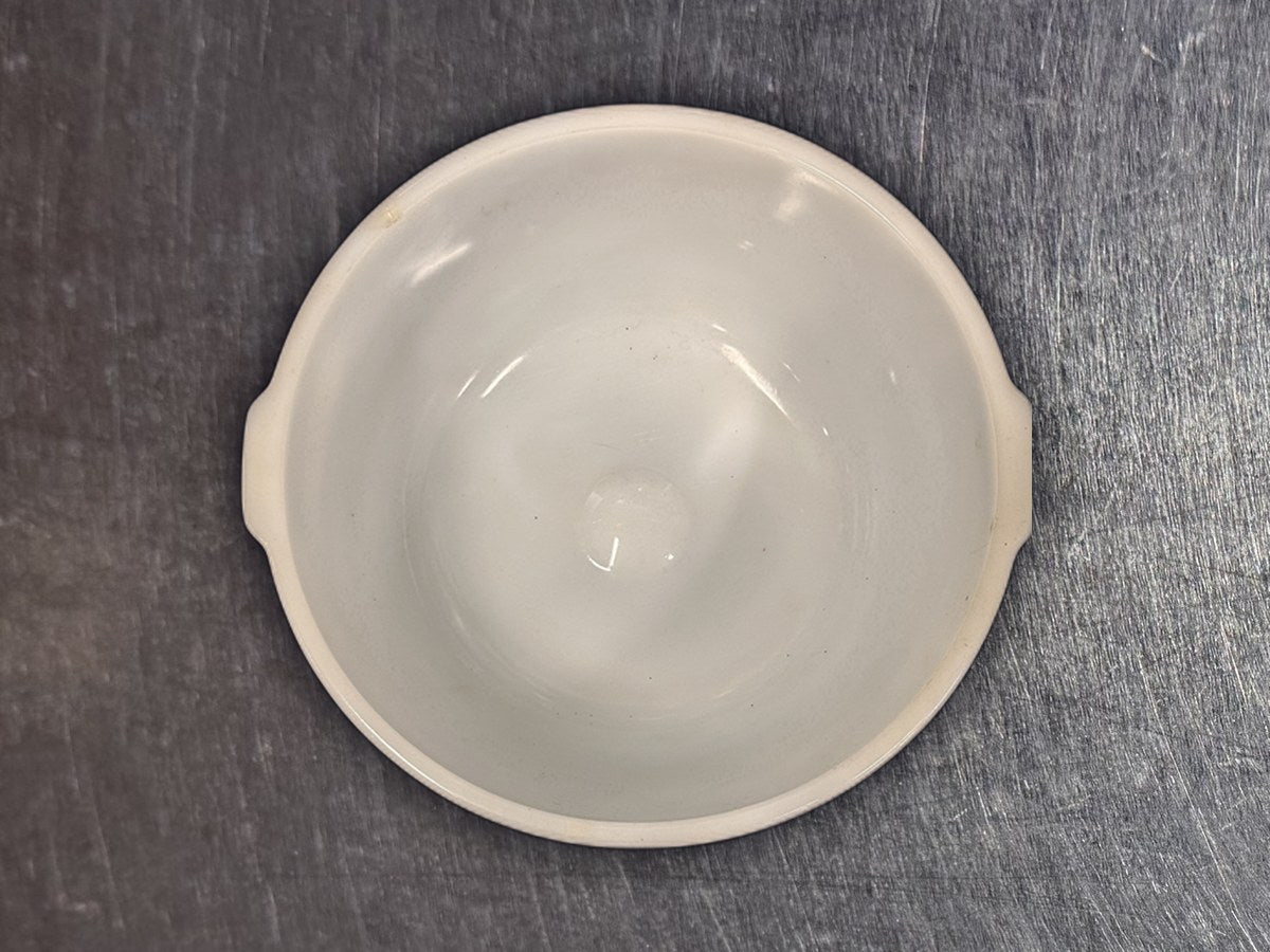 Unmarked White Milk Glass Mixing Bowl