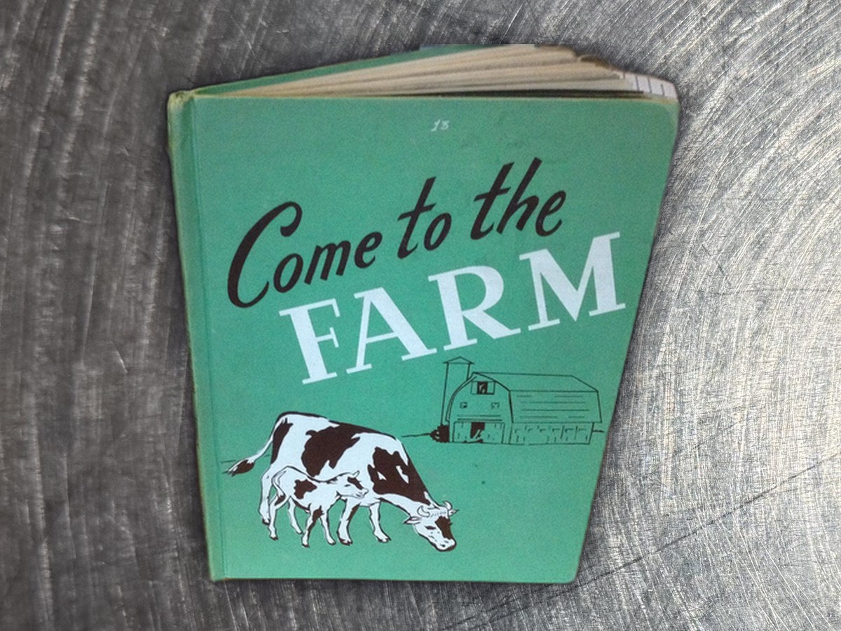 Vintage Book: Come to The Farm, 1949: 90 ppm lead by XRF