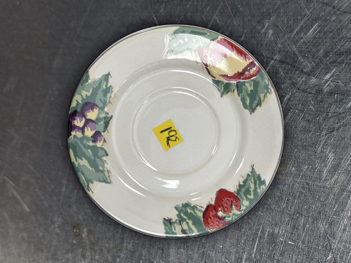 Vitromaster Fruit Tapestry Saucer: 93,425 ppm lead by XRF
