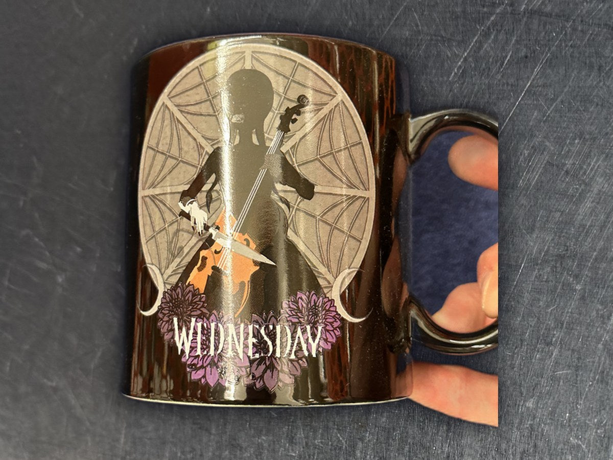 Wednesday Silver Buffalo LLC. Wednesday Coffee Mug: 248 ppm lead by XRF