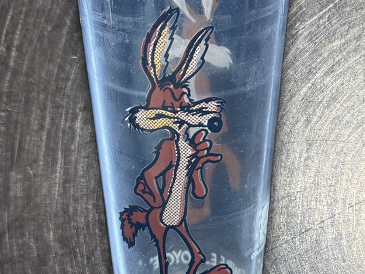 Wile E Coyote glass