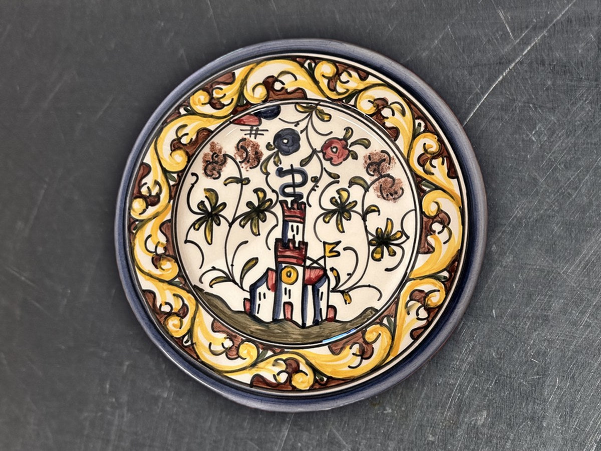 Williams Sonoma Nazari Castle Hand Painted Dish: 7,868 ppm lead by XRF