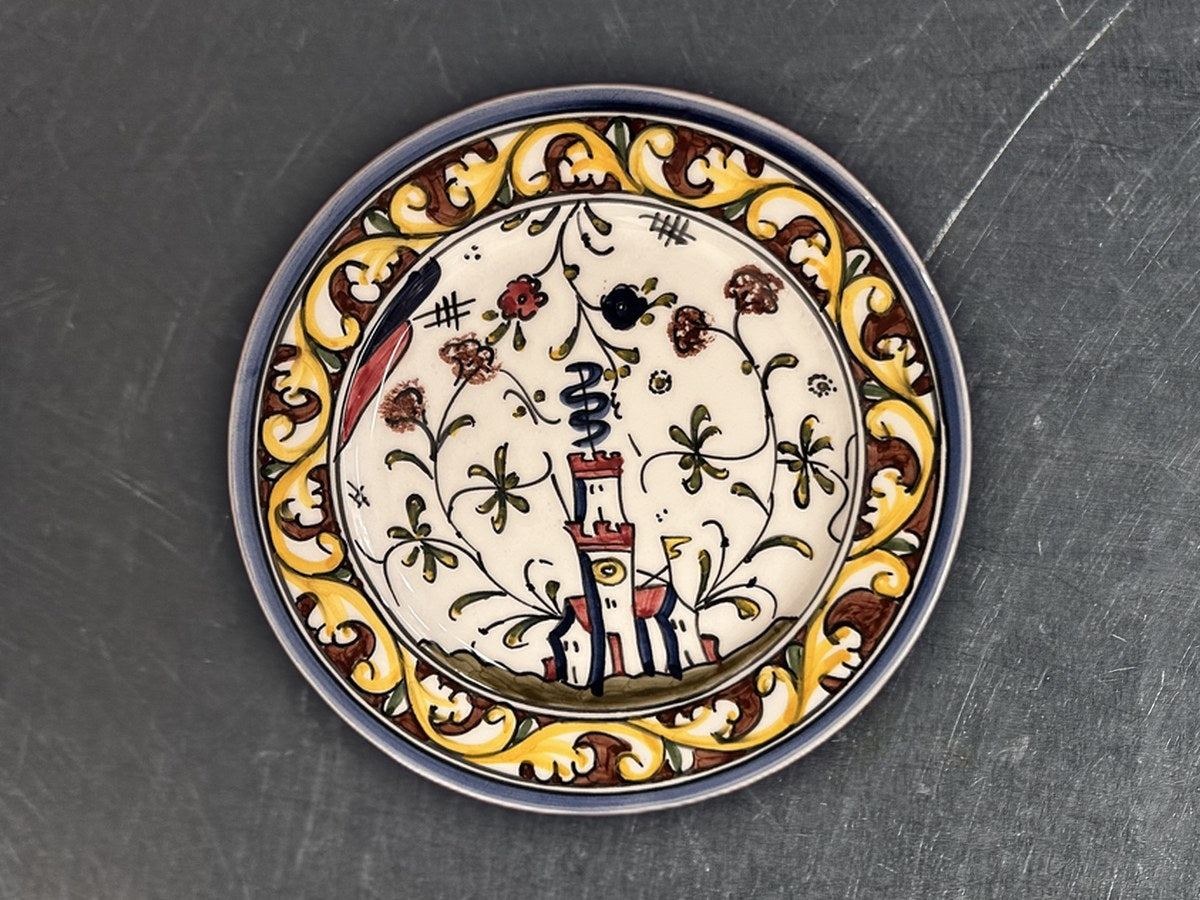 Williams Sonoma Nazari Castle Hand Painted Saucer: 16,266 ppm lead by XRF