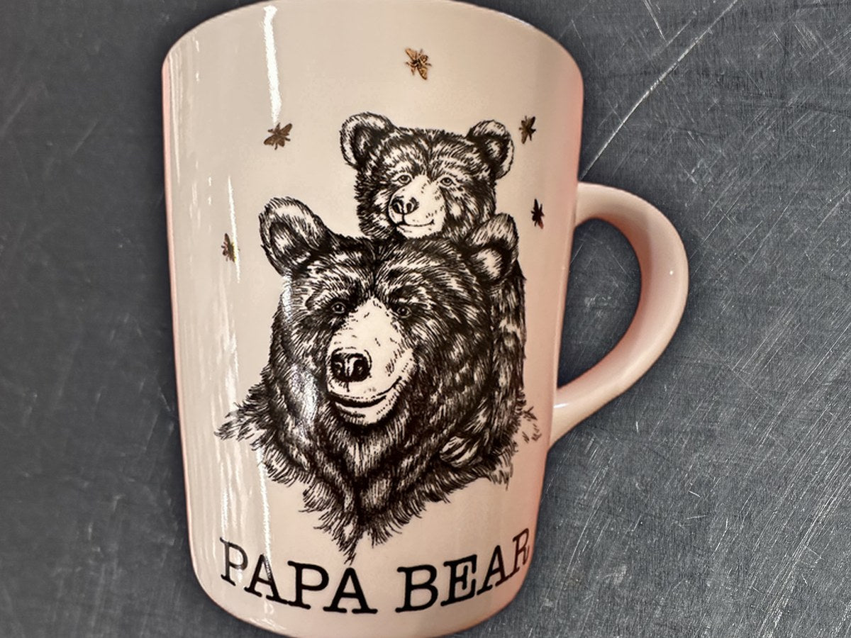 Williams Sonoma Papa Bear Coffee Mug: 63 ppm lead by XRF