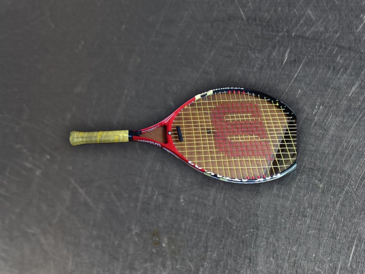 Wilson Tennis Racket: 5,684 ppm lead by XRF