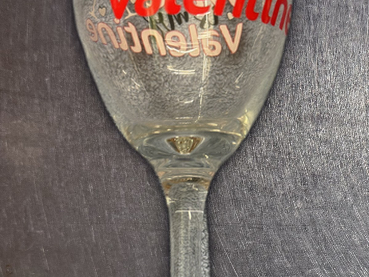 Wine Valentine Wine Glass: no lead detected by XRF