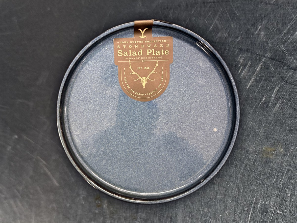 Yellow Stone 20cm Atlantic Blue Salad Plate: 153 ppm lead by XRF