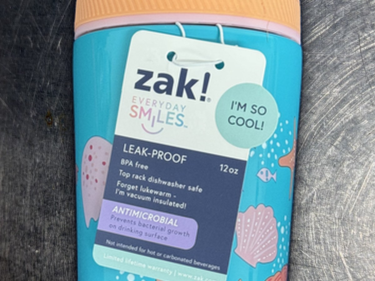 Zak Blue & Orange Straw Tumbler