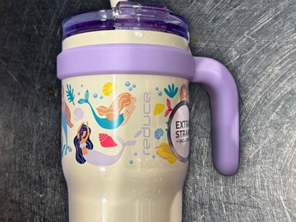Zak Design Mermaide Straw Tumbler: no lead detected by XRF