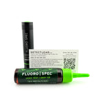 Fluoro-Spec drip-tip bottle with UV flashlight and reference card