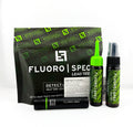 Full Fluoro-Spec Test Kit — pouch, drip bottle, spray bottle, UV flashlight, reference card